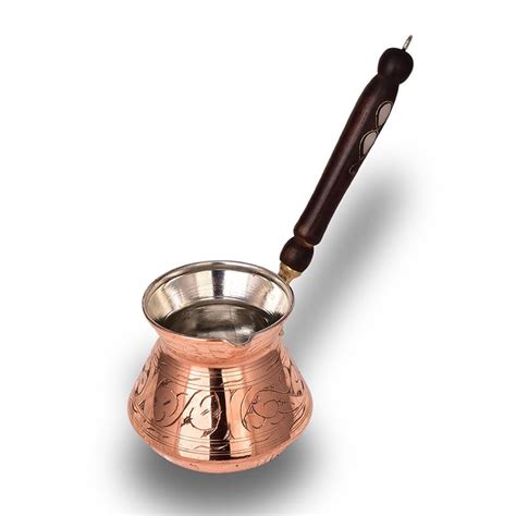 Hand Hammered Copper Turkish Coffee Pot Bazaareu