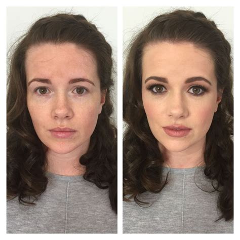 Before And After Soft Glam Alexandra Mua Lauren Inspo Makeup Soft