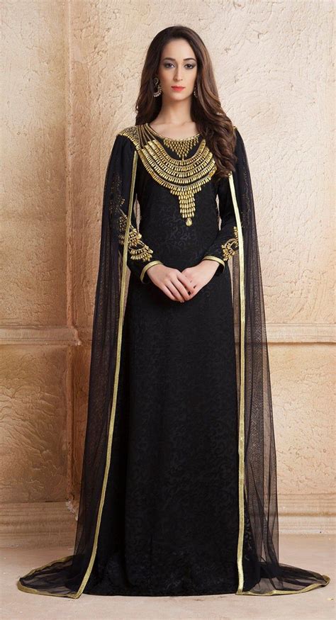Black Color Islamic Designer Kaftan For Women Moroccan Caftan Etsy In