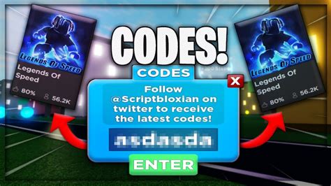 The latest, updated working roblox promo codes list. *BEST* Legends Of Speed Codes!.. (Roblox) - YouTube