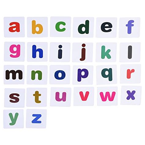 Buy Bcp Set Of 26 Pcs Plastic Magnetic Lowercase Letters Alphabet Flash