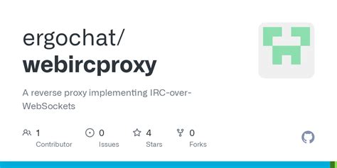 Github Ergochat Webircproxy A Reverse Proxy Implementing Irc Over Websockets