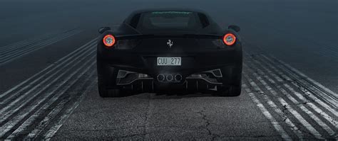 2560x1080 Ferrari Italia 458 Rear Lights Wallpaper2560x1080 Resolution