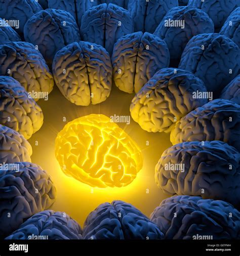 The Concept Of A Unique Intelligence Stock Photo Alamy