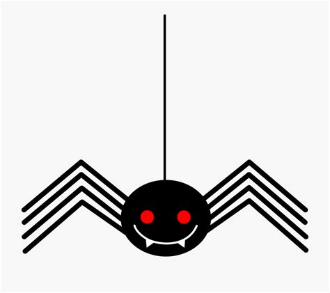 Spooky Little Black Halloween Spider Halloween Spider Clip Art