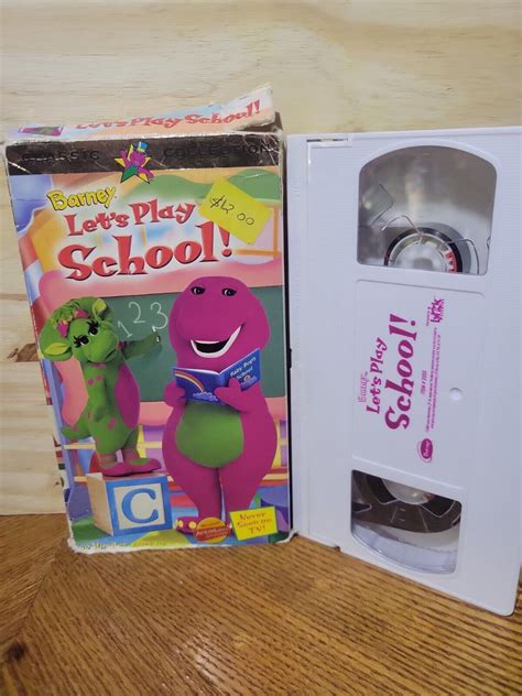 Barney Lets Play School Vhs Video Tape Grelly Usa