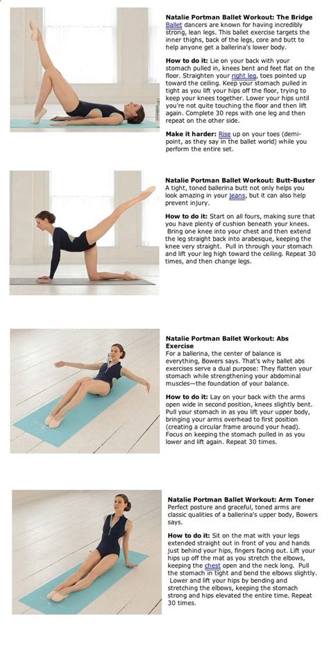 Ballet Exercises Ballerina Workout Ballet Workout