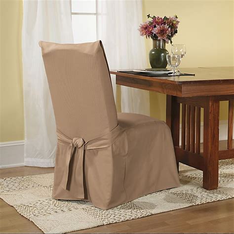 Sure Fit Duck Supreme Cotton Dining Room Chair Slipcover Bed Bath