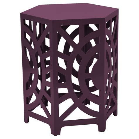 Purple Side Table Foter