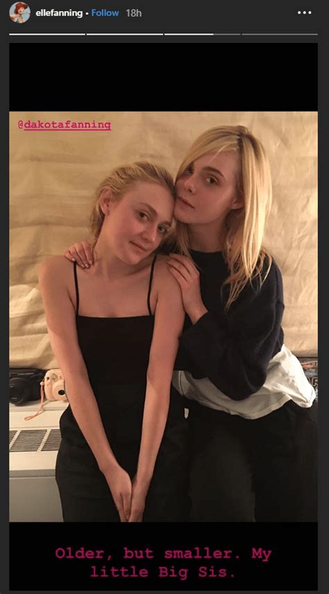 Elle Fanning Shares Throwback Video On Sister Dakotas Birthday Metro