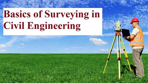 Basics Of Surveying In Civil Engineering Youtube
