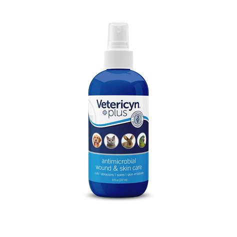 Vetericyn Plus Antimicrobial Pet Wound And Skin Care Spray 8 Fl Oz