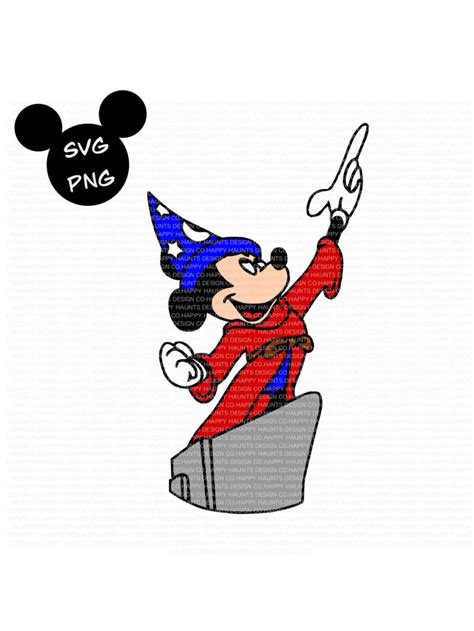 Sorcerer Mickey Svg Easy Cut File For Cricut Layered By Etsy Uk