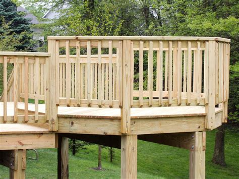 Installing the lattice railing on the deck can increase safety, . Deck Railings: Ideas and Options | HGTV