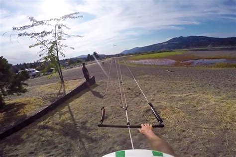 Riding A Kite With 200 Meter Lines