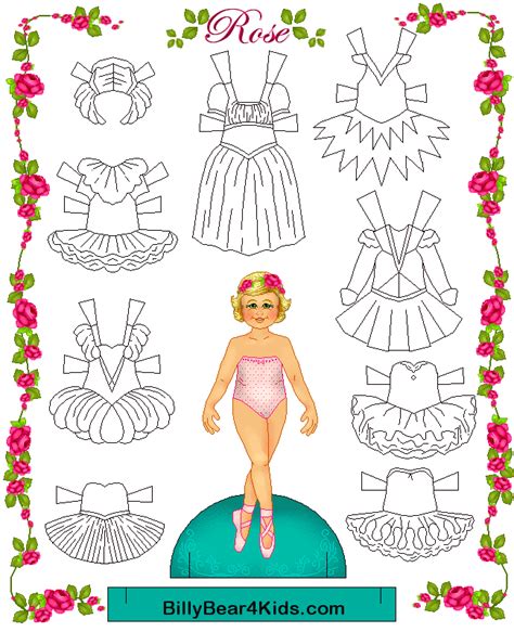 Free Printable Ballerina Paper Dolls Discover The Beauty Of Printable
