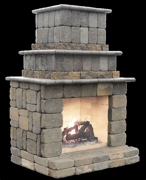Gorgeous Do It Yourself Outdoor Fireplace Kits Ideas