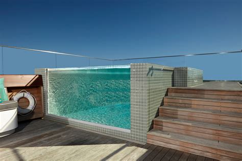 Nautical Themed Rooftop Pool Beach Style Pool Other By Bradford