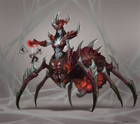 Spider Queen By Gothicq On Deviantart Spider Queen Monster Concept