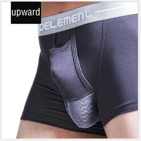 Mens Underwear Scrotum Support Bag Function Modal U Convex Separated