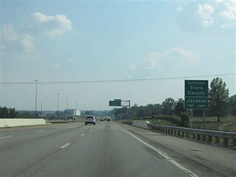 Ohio Interstate 77 Southbound Cross Country Roads