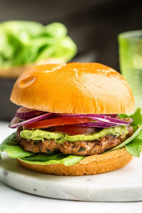 Healthy Grilled Turkey Burgers The Whole Cook