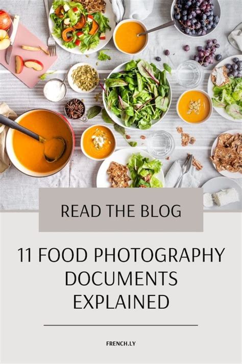 11 Food Photography Documents Explained Frenchly