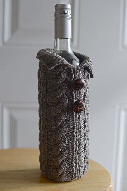 Ravelry Wine Bottle Sweater Pattern By Brittany Coughlin Wine Bottle T Bag Wine Bottle