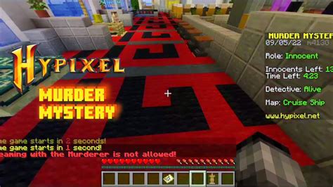 Playing Murder Mystery On Hypixel Youtube