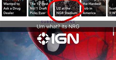 Snapchat Messed Up The Title To The U2 Story Imgur