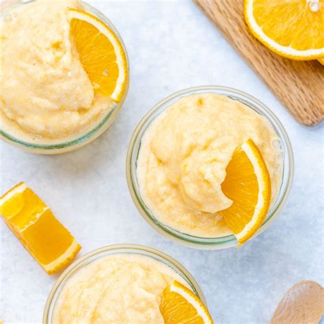 Orange Creamsicle Homemade Ice Cream Clean Food Crush