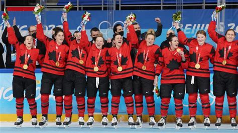 Canada Wins Olympic Gold In Womens Hockey Toppling Rival Team Usa