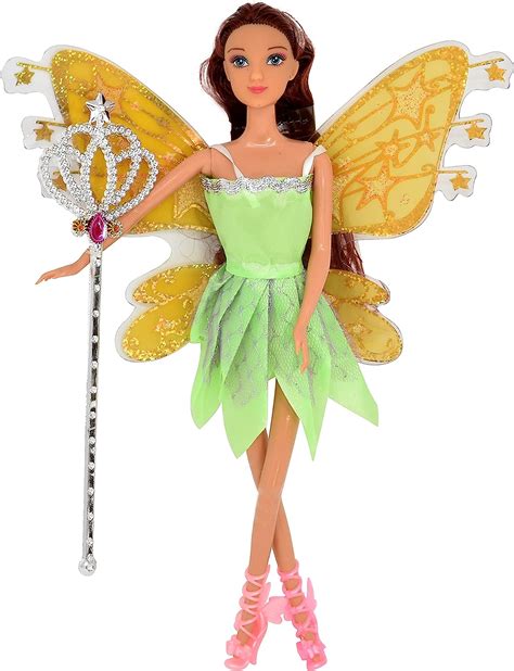 Buy Fairy Princess Doll With Hair Butterfly Rainbow Fairy Tale Fashion