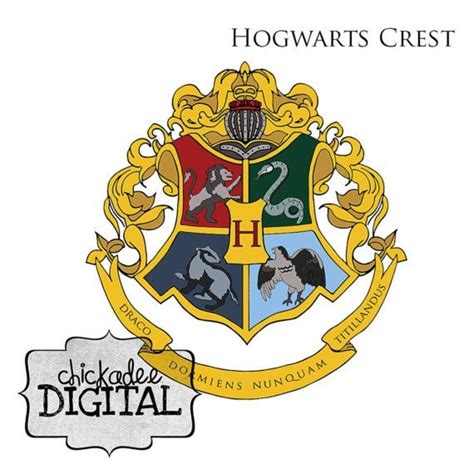 Coat Of Arms Of Harry Potter On A White Background Free Image Download