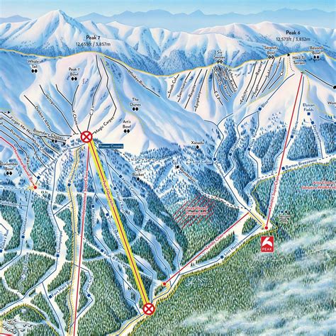 Breckenridge Ski Resort Map