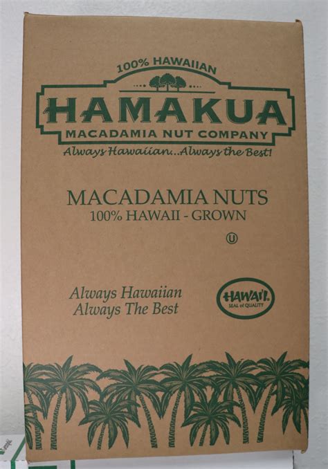 25lbs Bulk Style 1 Roasted Unsalted Wholes Mac Nuts Hamakua Macadamia