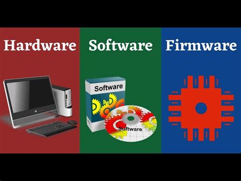 Difference Between Hardware And Software And Firmware Original Latest