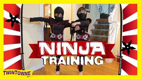 Kids Ninja Training Obstacle Course Youtube