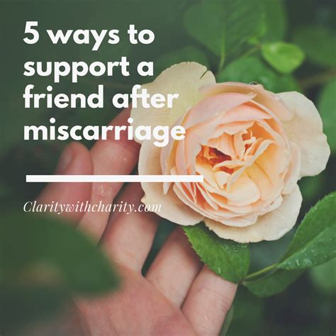 5 Ways You Can Support A Friend After Miscarriage Charity Rios