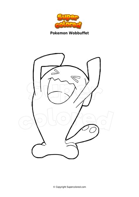 Disegno Da Colorare Pokemon Wobbuffet Supercolored The Best Porn Website