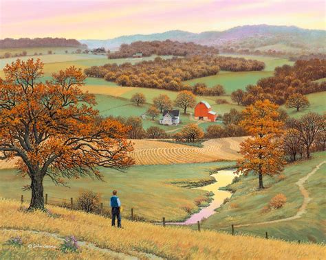 The Quiet Land John Sloane In Landscape Art Country Art Farm Art