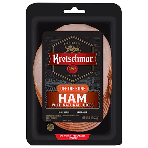 Kretschmar Ham Off The Bone 8 Oz Ham Festival Foods Shopping
