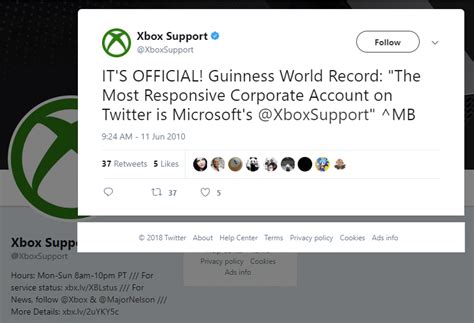 Xbox Tweet Just Creative