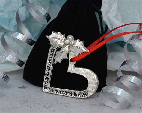 Need some anniversary gift ideas? 17th Anniversary Christmas Husband & Wife Gift - Anniversary Gifts