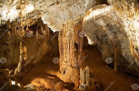 Column In The Cave Stock Image Image Of Dark Calcium 11872769