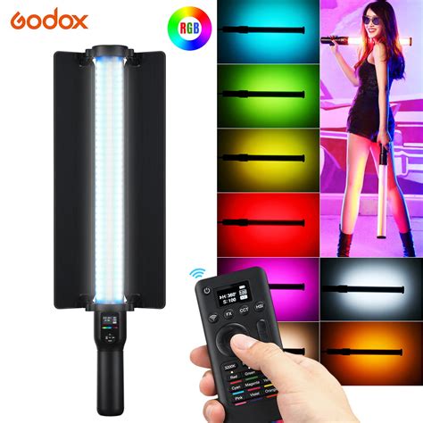 Godox Lc500r Rgb Led Video Light Stick 2500k 8500k Cct Mode 360° Full
