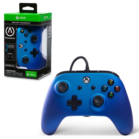 Xbox One Sapphire Fade Enhanced Wired Controller The