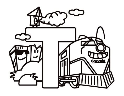 Letter T Coloring Pages To Download And Print For Free