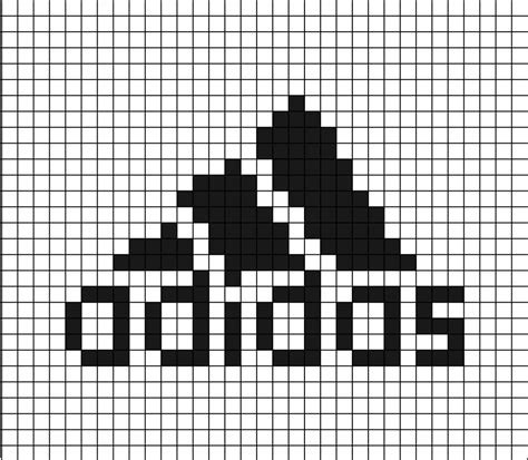 A Pixel Art Template Of The Adidas Logo Established From 1991 The Text