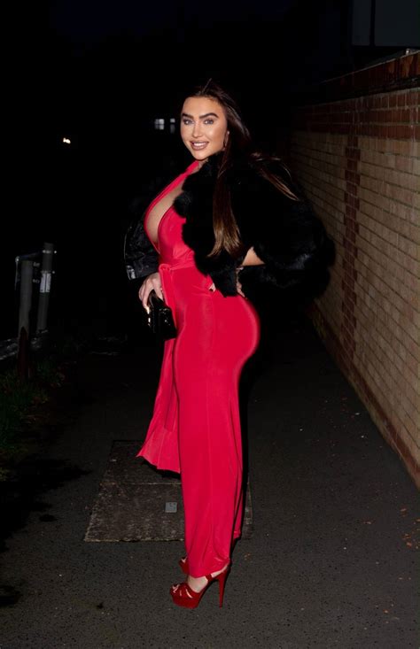 Lauren Goodger In Red On A Night Out In Essex Desifunblog